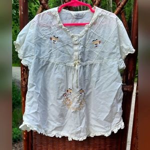 🍀3/15 Sharon Young Girl's Blouse